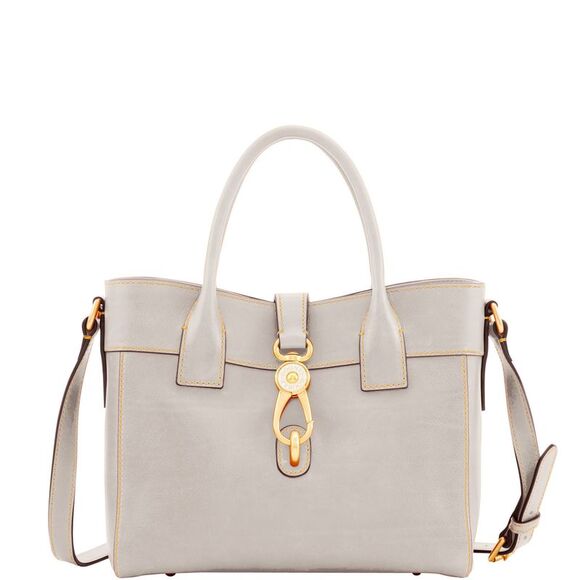Dooney & Bourke Borsa A Mano Tote In Nylon – Colore Talpa, Taglia Unica – Con Finiture In Pelle E Tasche Multiple